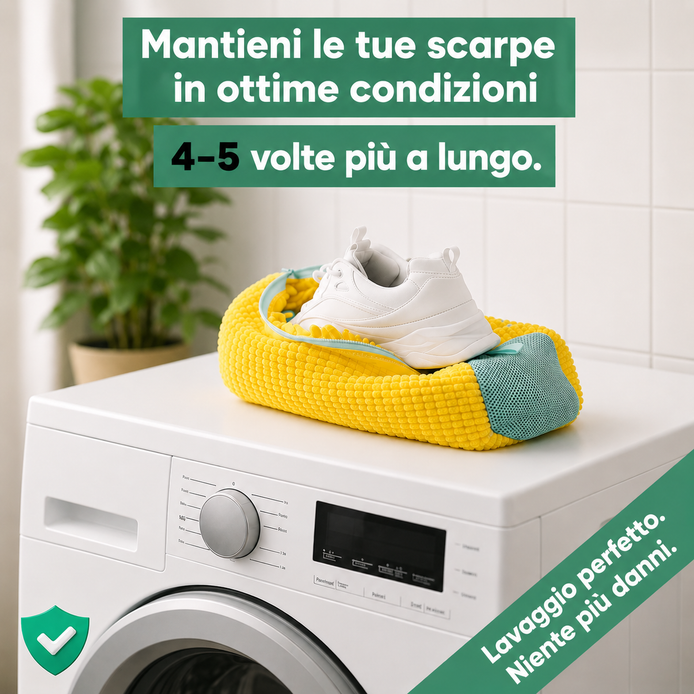 KickClean | Il sacchetto per scarpe senza odori e perfettamente pulite in soli 30 minuti