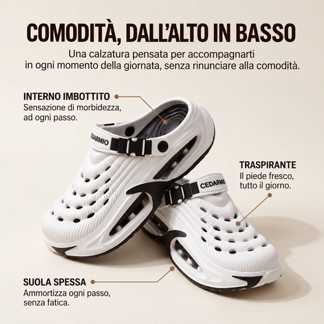 Zoccoli Traspiranti Antisudore