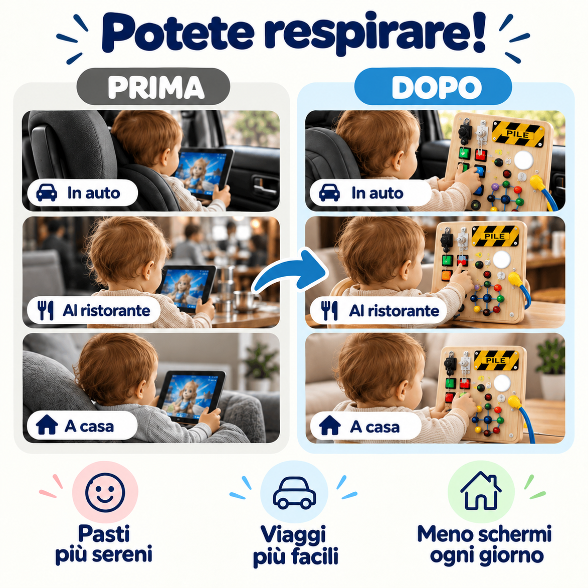 Lumiò - prima e dopo