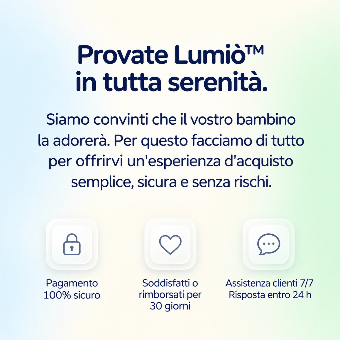 Lumiò - garanzia