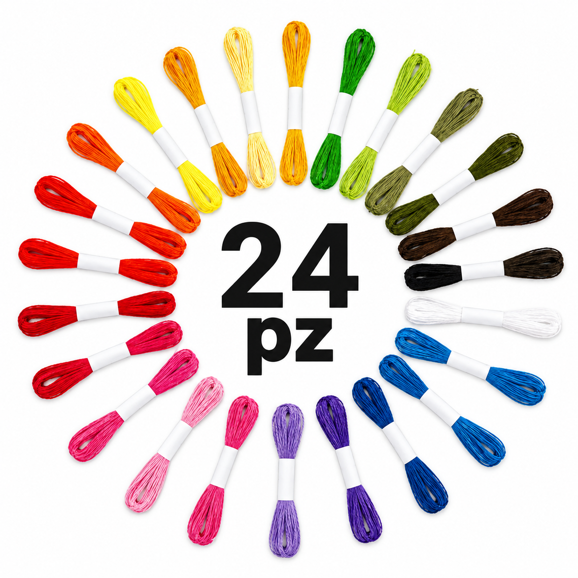 Fili colorati 24 colori